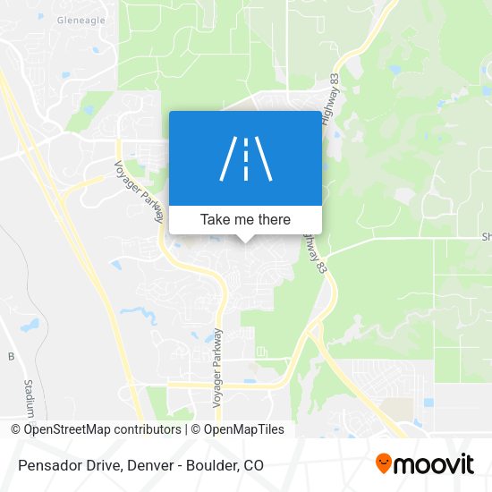 Mapa de Pensador Drive