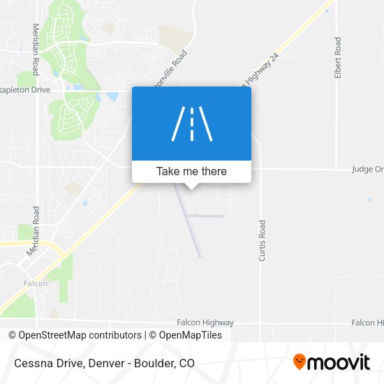 Cessna Drive map