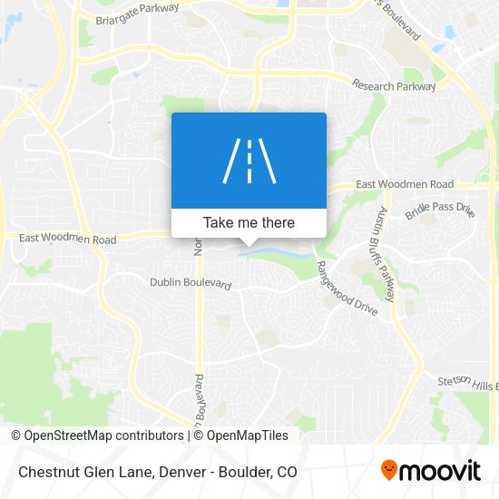 Mapa de Chestnut Glen Lane