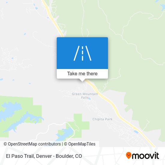 El Paso Trail map