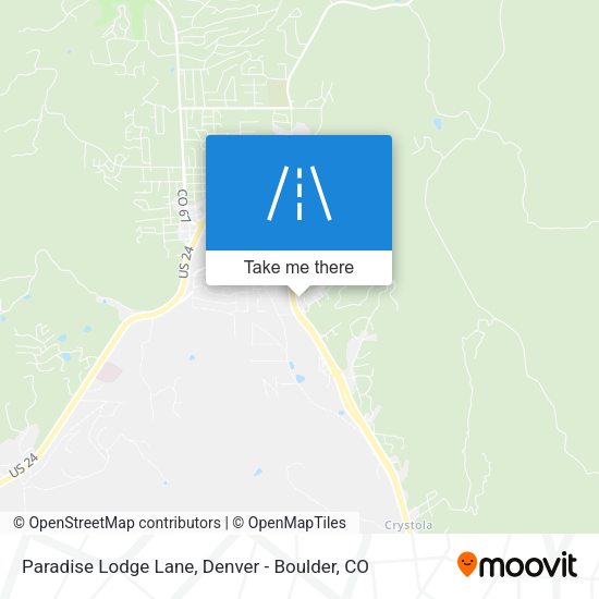 Paradise Lodge Lane map