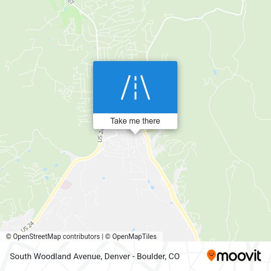 Mapa de South Woodland Avenue