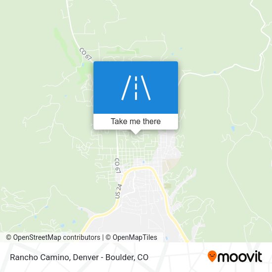 Rancho Camino map