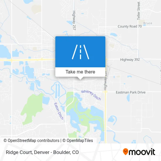 Ridge Court map