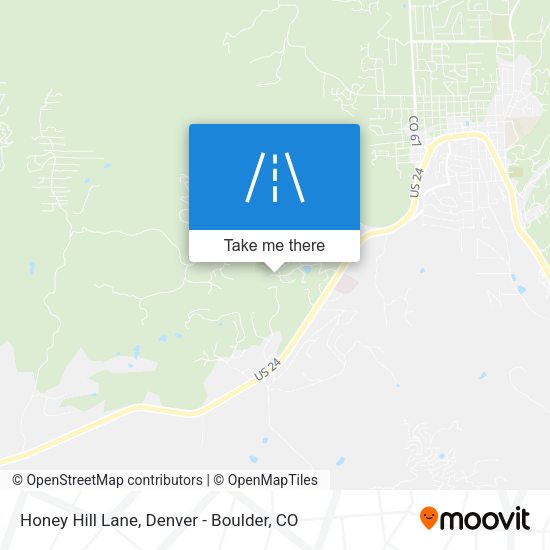 Mapa de Honey Hill Lane
