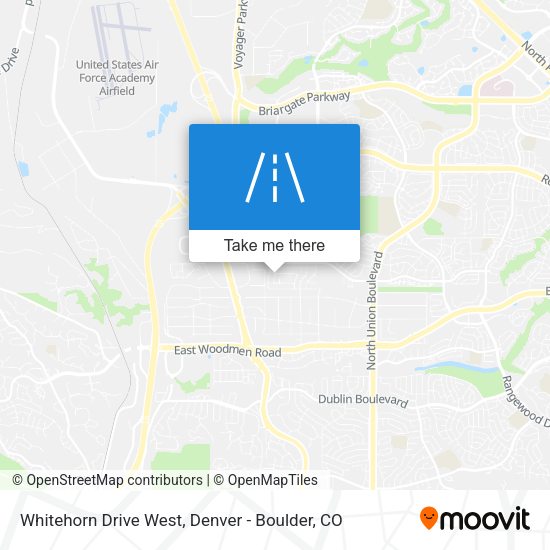 Whitehorn Drive West map