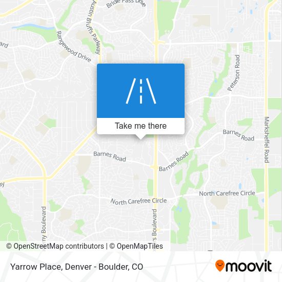 Yarrow Place map