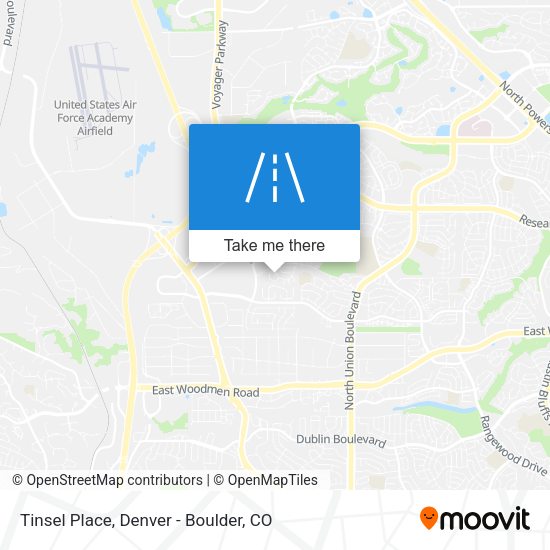 Mapa de Tinsel Place