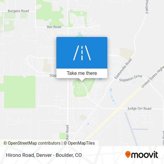 Mapa de Hirono Road