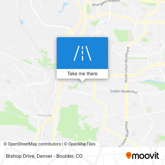 Bishop Drive map