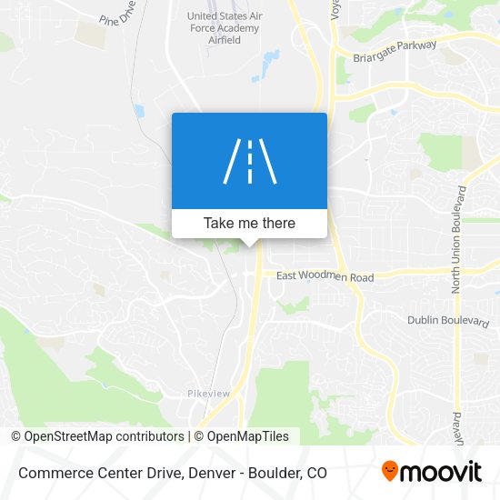 Commerce Center Drive map