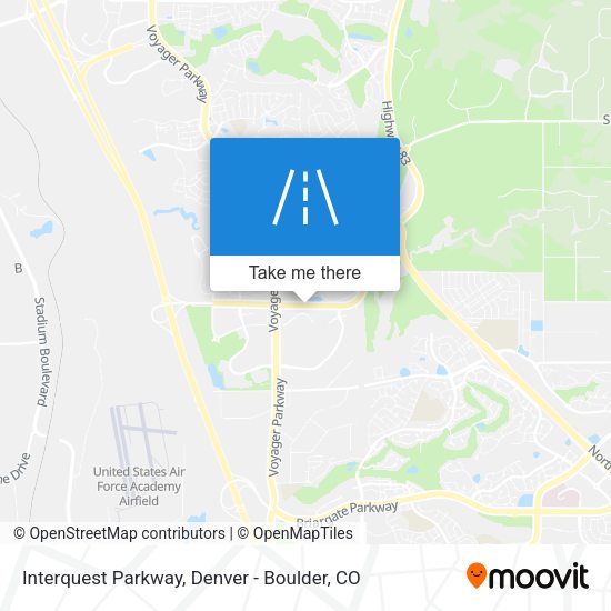 Interquest Parkway map