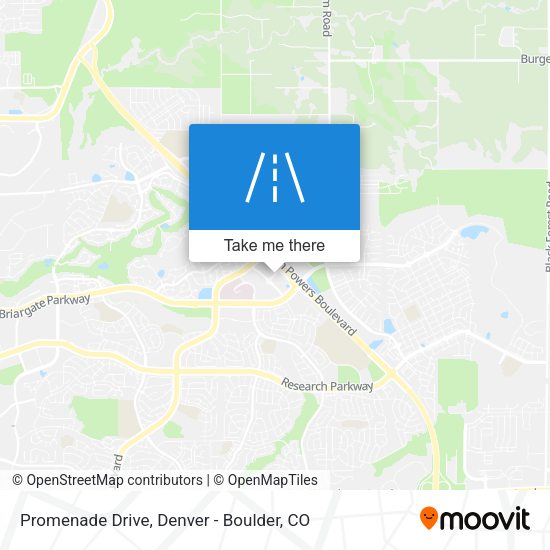 Promenade Drive map