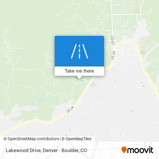 Lakewood Drive map