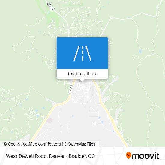 West Dewell Road map