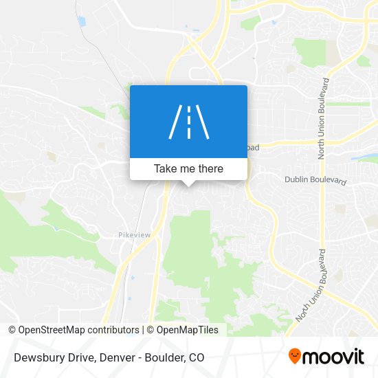 Mapa de Dewsbury Drive