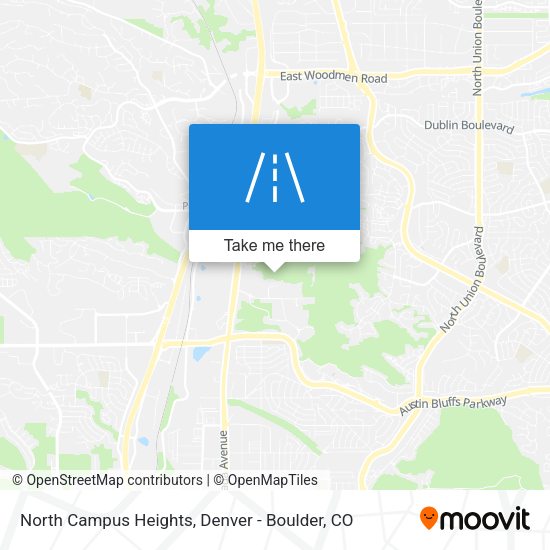 North Campus Heights map