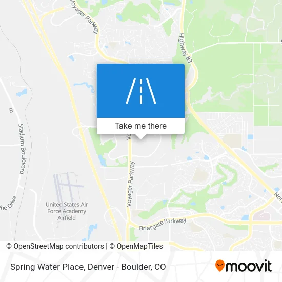 Spring Water Place map