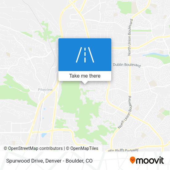 Spurwood Drive map