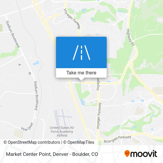 Market Center Point map