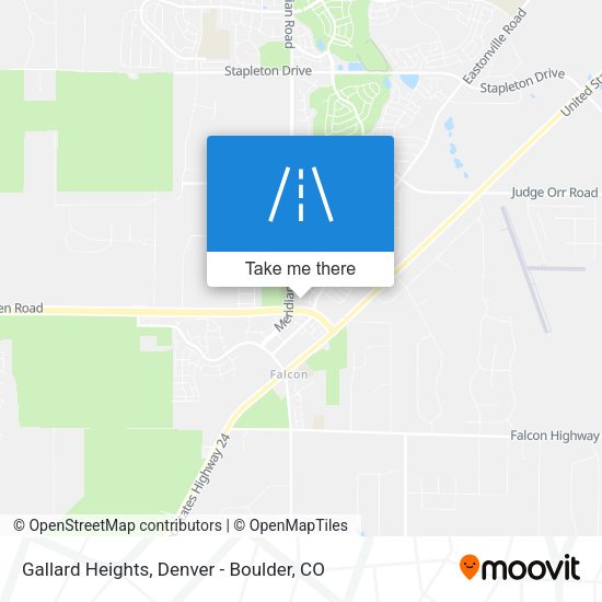 Gallard Heights map