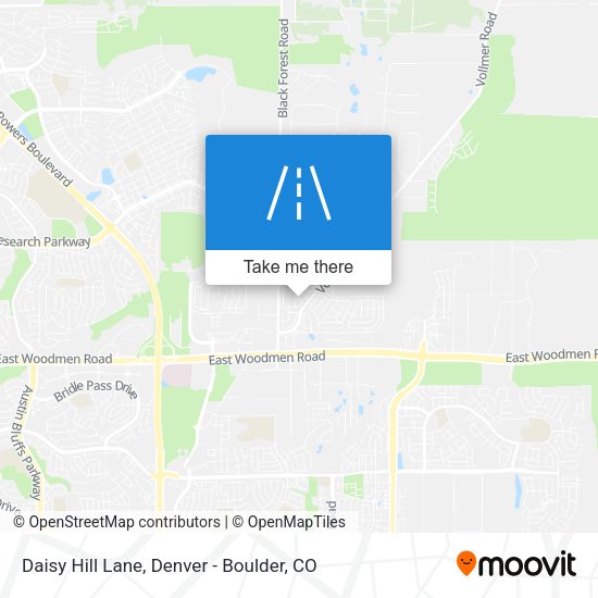 Daisy Hill Lane map