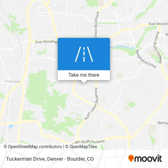Tuckerman Drive map