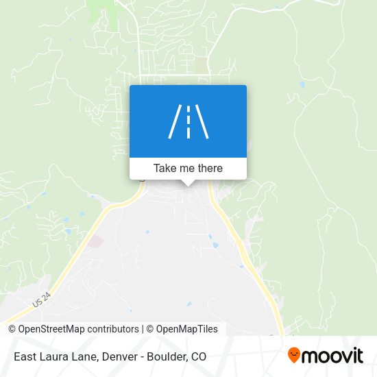 East Laura Lane map