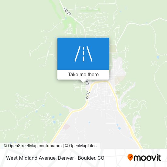 Mapa de West Midland Avenue