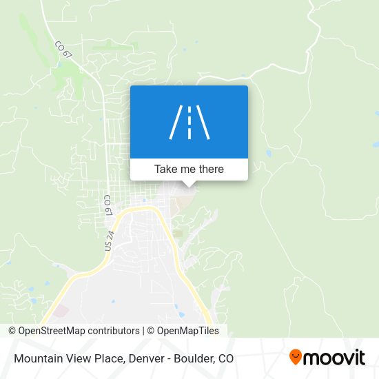 Mapa de Mountain View Place