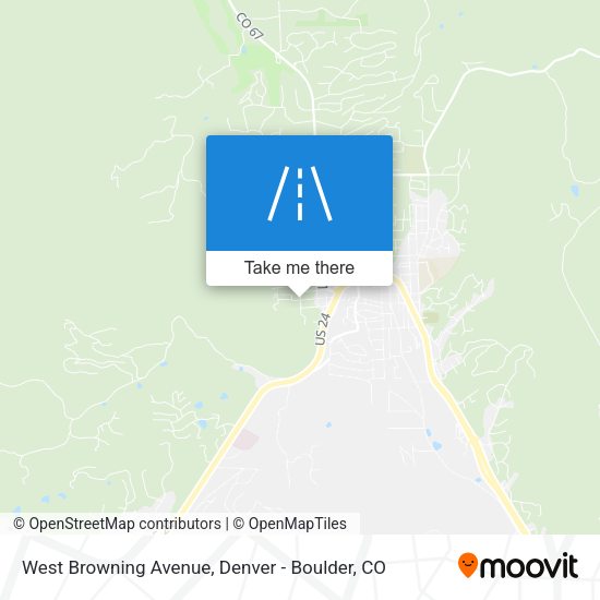 Mapa de West Browning Avenue