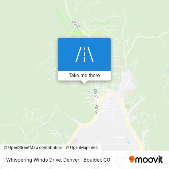 Whispering Winds Drive map