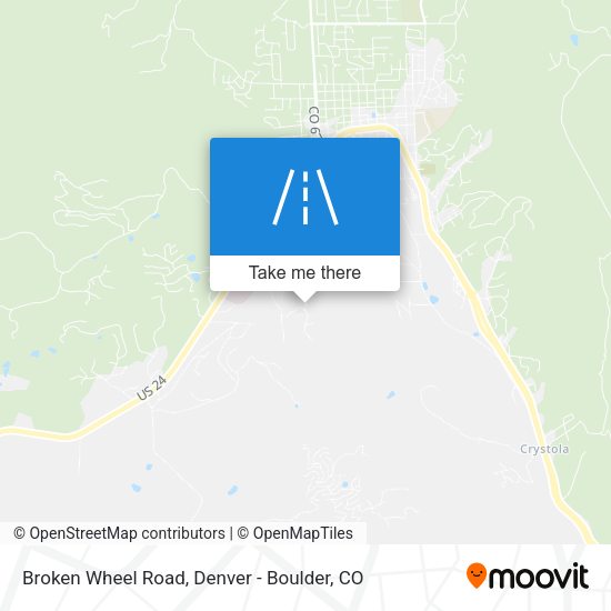Mapa de Broken Wheel Road
