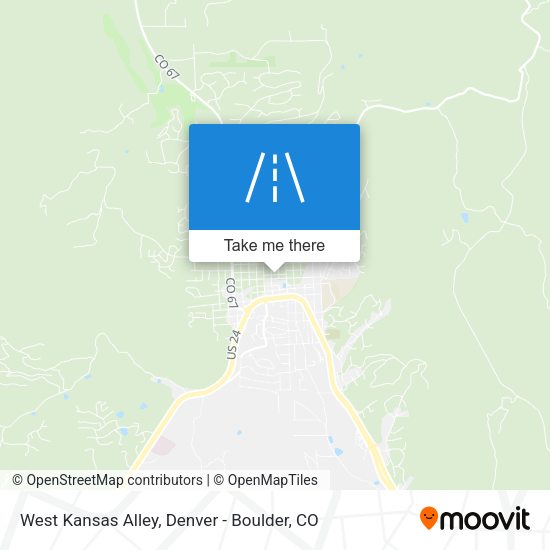 Mapa de West Kansas Alley