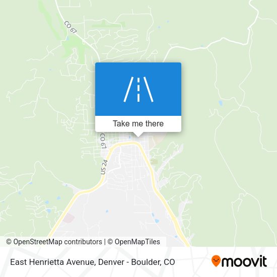 East Henrietta Avenue map