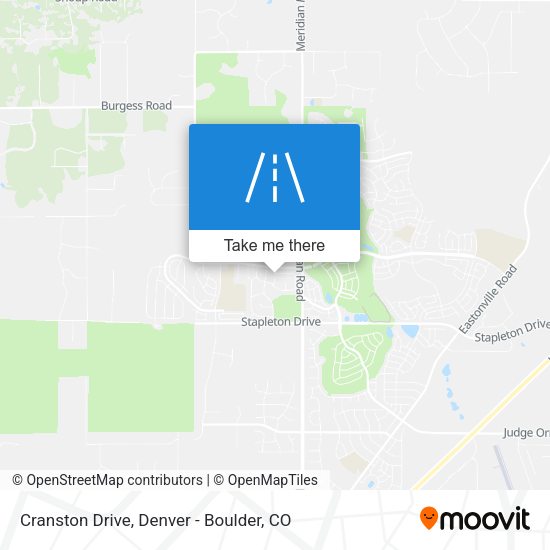 Cranston Drive map