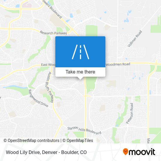 Wood Lily Drive map
