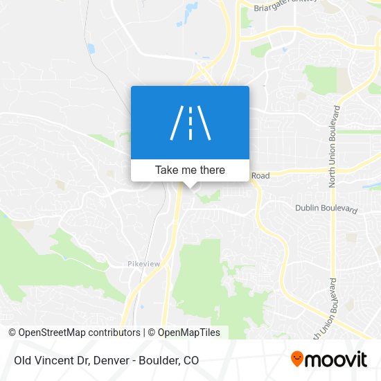Old Vincent Dr map