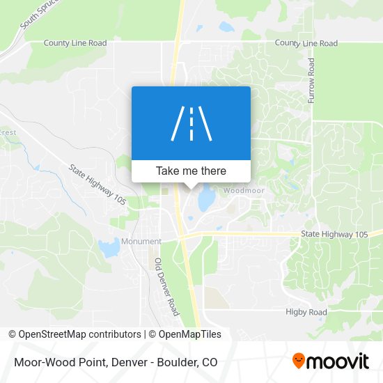 Moor-Wood Point map