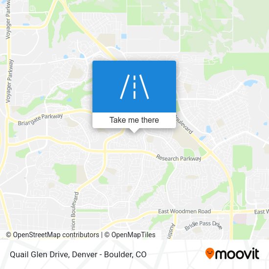 Quail Glen Drive map