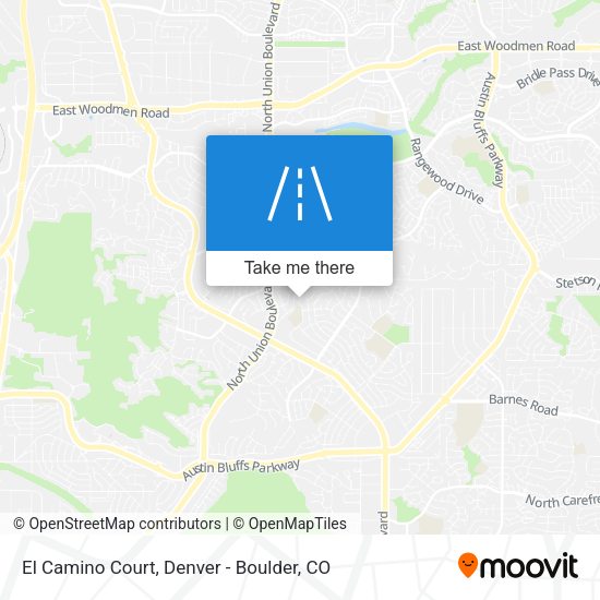 El Camino Court map