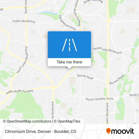 Mapa de Chromium Drive