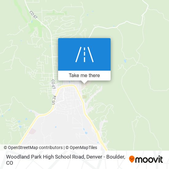 Woodland Park High School Road map