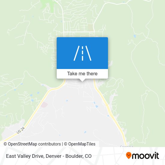 East Valley Drive map