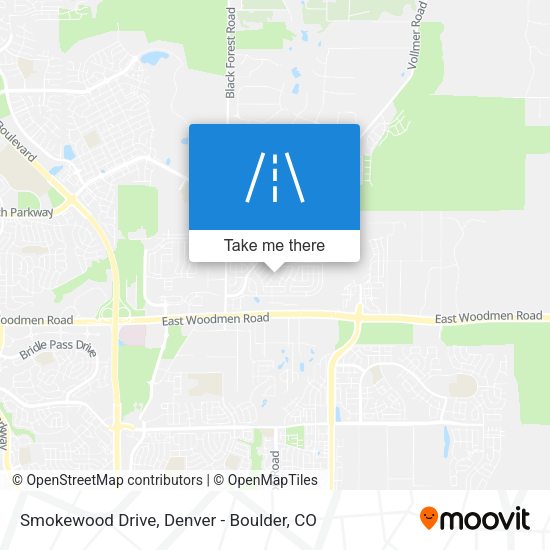 Smokewood Drive map