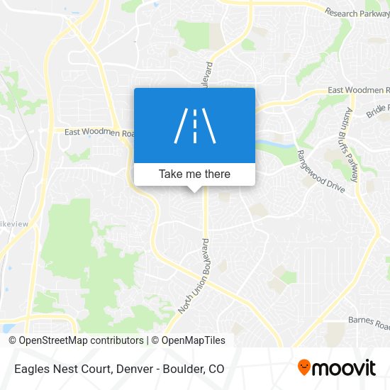 Mapa de Eagles Nest Court