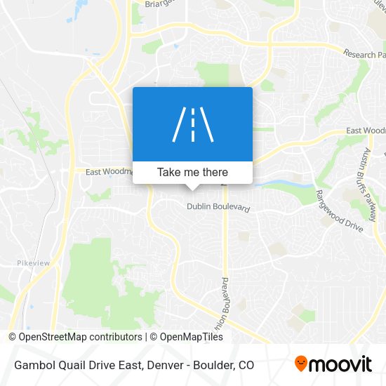 Gambol Quail Drive East map