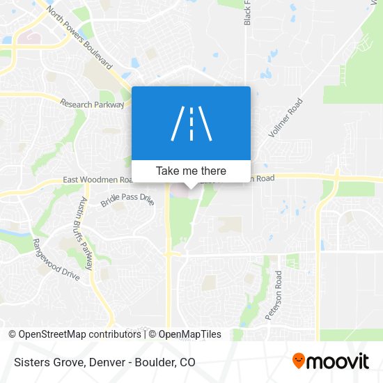 Sisters Grove map