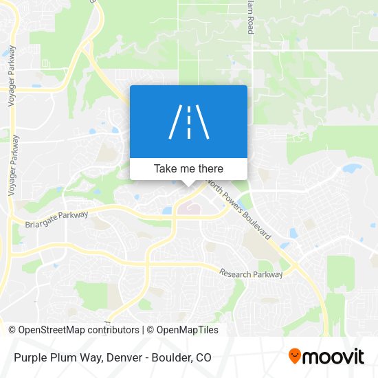 Purple Plum Way map