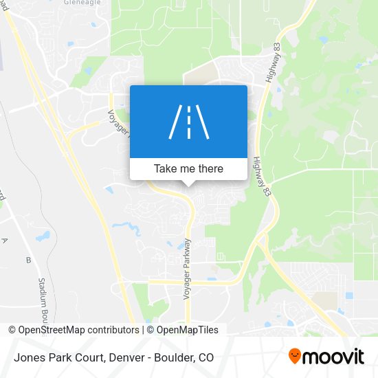 Jones Park Court map